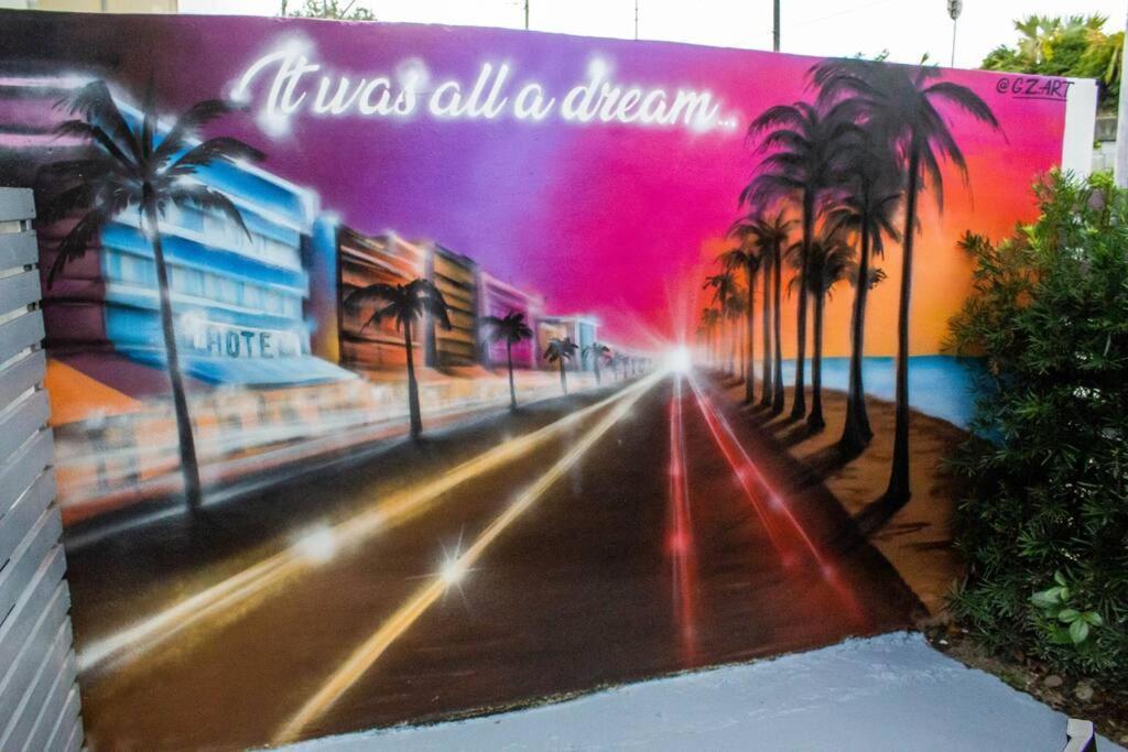 Unique Miami Art Escape W/ Hottub, Arcade & Murals Exterior foto