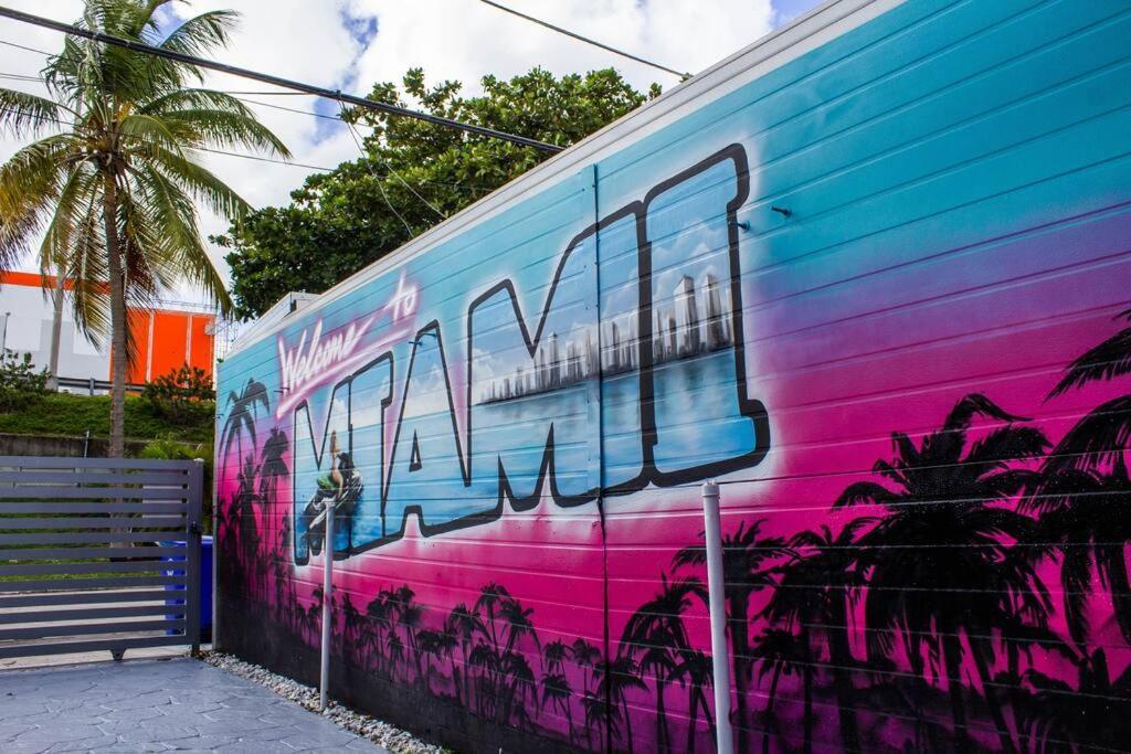 Unique Miami Art Escape W/ Hottub, Arcade & Murals Exterior foto