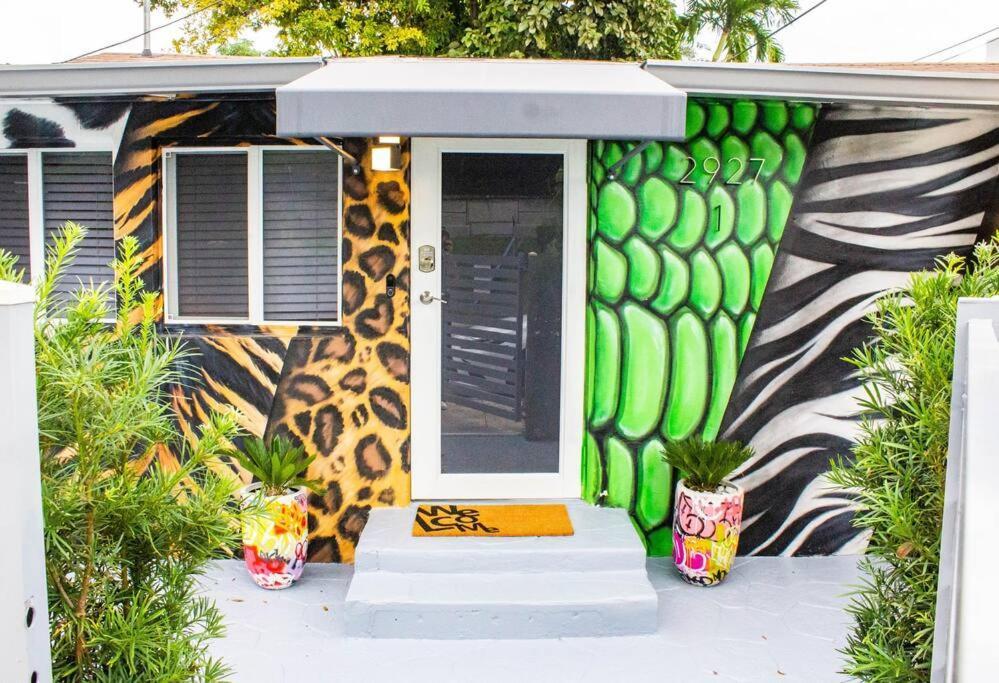Unique Miami Art Escape W/ Hottub, Arcade & Murals Exterior foto